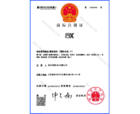 商標(biāo)注冊(cè)證